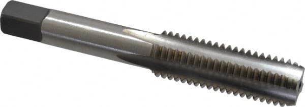 Kennametal - M14x2.00 Metric Coarse 6H 4 Flute Bright Finish High Speed Steel Straight Flute Standard Hand Tap - Bottoming, Right Hand Thread, 3.59" OAL, 1.656" Thread Length, D7 Limit, Oversize - Exact Tooling