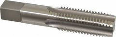 Kennametal - M30x3.50 Metric Coarse 6H 4 Flute Bright Finish High Speed Steel Straight Flute Standard Hand Tap - Plug, Right Hand Thread, 5.44" OAL, 2.563" Thread Length, D9 Limit, Oversize - Exact Tooling