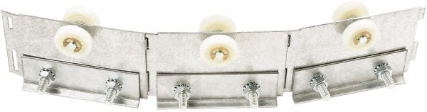 Steiner - 1' Long Galvanized Steel Dock Strip Door Strip Door Trolley - Use with Track & Roller Track - Exact Tooling