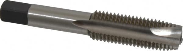 Kennametal - M16x2.00 Metric Coarse, 3 Flute, Bright Finish, High Speed Steel Spiral Point Tap - Plug Chamfer, Right Hand Thread, 3.81" OAL, 1-13/16" Thread Length, 0.48" Shank Diam, 6H Class of Fit, Series 5351 - Exact Tooling