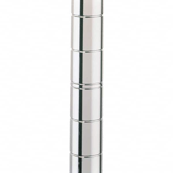 Metro - 1" Wide x 96" High x 1" Long Open Shelving Stationary Shelving Post - Exact Tooling