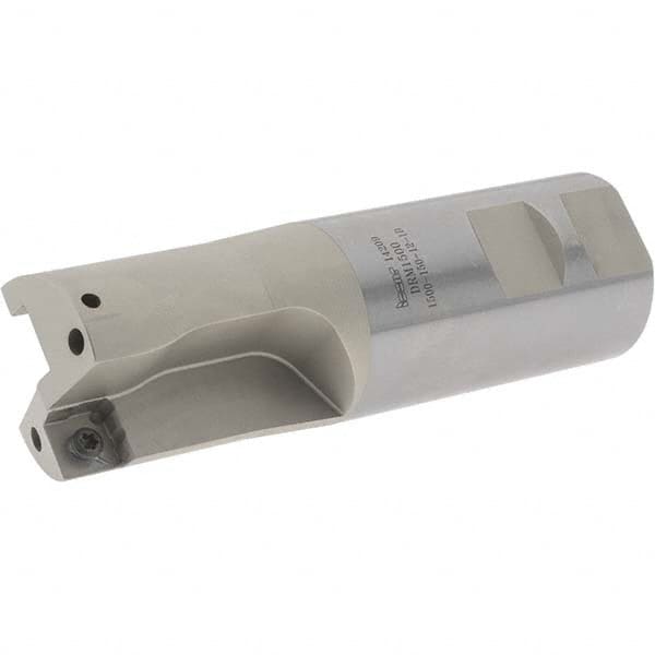 Iscar - 1-1/2" Max Drill Depth, 1xD, 1-1/2" Diam, Indexable Insert Drill - 1-1/2" Shank Diam, Straight Shank - Exact Tooling