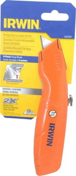 Irwin - Retractable Blade Utility Knife - Exact Tooling