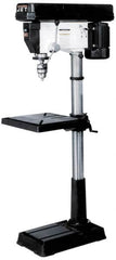 Jet - 20" Swing, Step Pulley Drill Press - 12 Speed, 1-1/2 hp, Single Phase - Exact Tooling