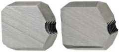 Cle-Line - 1/2-13, Collet #1, Two Piece Adjustable Die - Carbon Steel - Exact Tooling