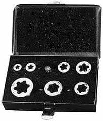 Cle-Line - 1/4-20 to 1-14 UNC, UNF, Hex Die Set - 20 Piece Set, Comes with Metal Case - Exact Tooling
