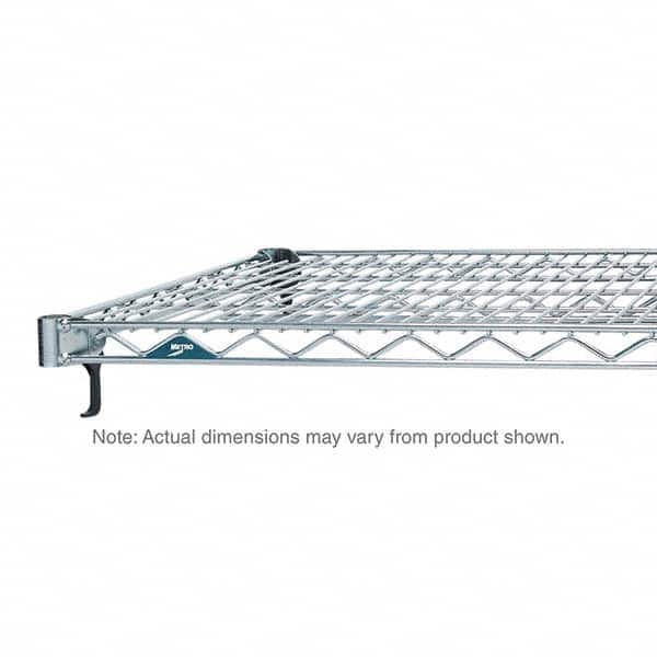 Metro - 24" Wide x 1" High x 18" Long Open Shelving Wire Shelf - Exact Tooling