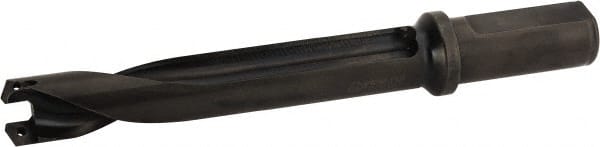 Allied Machine and Engineering - 24 to 25.78mm Diam, 5xD, 5-1/8" Max Depth, 1" Shank Diam, 8-13/16" OAL, Replaceable Tip Drill - Series 24 - Exact Tooling
