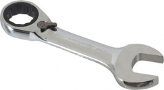 Blackhawk by Proto - 19mm 12 Point Combination Wrench - 15° Head Angle, 5-1/2" OAL, Steel, Chrome Finish - Exact Tooling