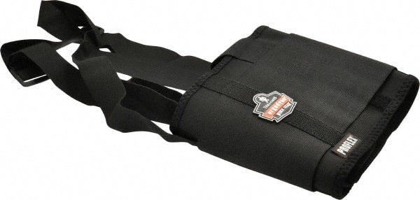 Ergodyne - Size 2XL, Elastic Belt with Adjustable Shoulder Straps - 42 to 46" Waist, 7-1/2" Wide, Detachable Strap, Black - Exact Tooling
