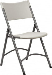 NPS - 18" Wide x 16-5/8" Deep x 32" High, Molded Resin Folding Chair - Gray - Exact Tooling