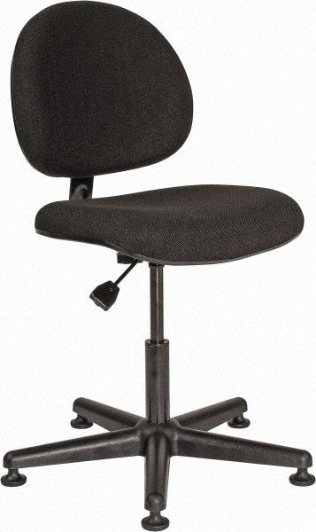 Bevco - Adjustable Chair - 18" Wide x 18" Deep, Olefin Seat, Black - Exact Tooling