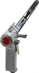 Universal Tool - 3/8 x 13 Inch, 16,000 RPM Air Belt Sander - 0.25 Hp, 1/4 NPT Inlet, 18 CFM Air Consumption - Exact Tooling