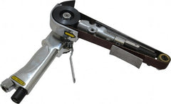 Universal Tool - 3/4 x 20-1/2 Inch, 16,000 RPM Air Belt Sander - 0.25 Hp, 1/4 NPT Inlet, 20 CFM Air Consumption - Exact Tooling