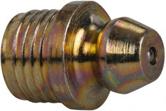 Value Collection - Straight Head Angle, 5/16 Thread Steel Drive-In Grease Fitting - Exact Tooling