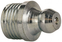 Value Collection - Straight Head Angle, 3/8 Thread Steel Drive-In Grease Fitting - Exact Tooling