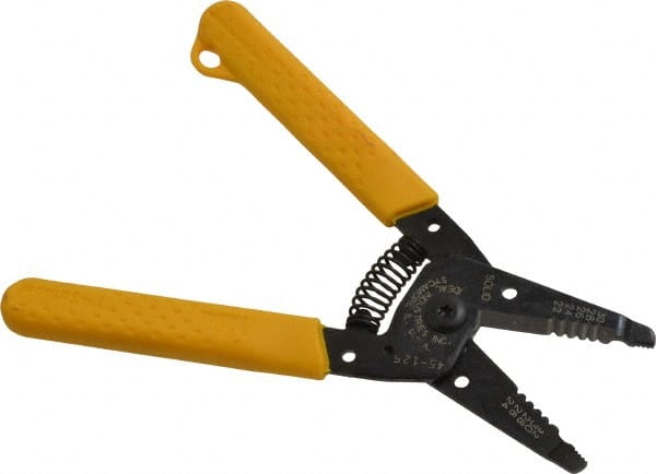 Ideal - 30 to 22 AWG Capacity Wire Stripper - 6" OAL, Plastic Cushion Handle - Exact Tooling