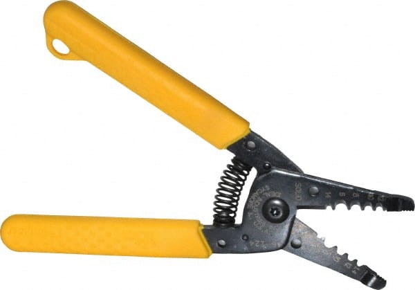 Ideal - 16 to 8 AWG Wire Stripper - 6 Inch Overall Length, 16 AWG Min, Plastic Cushion Handle - Exact Tooling