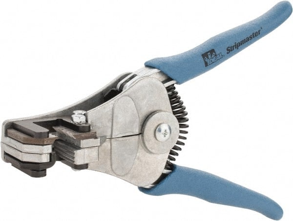 Ideal - 22 to 10 AWG Capacity Automatic Wire Stripper - 7" OAL, Plastic Cushion Handle - Exact Tooling