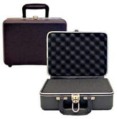 Platt - 19" Wide x 7" High, Clamshell Hard Case - Black, Plastic - Exact Tooling