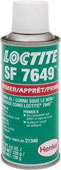 Loctite - 4.5 Fluid Ounce Can, Green, Liquid Primer - Series 7649 - Exact Tooling