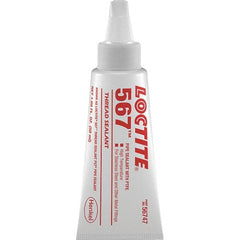 Loctite - 50 mL Tube White Pipe Sealant - 450°F Max Working Temp, High Performance Sealant for Metal Fittings - Exact Tooling
