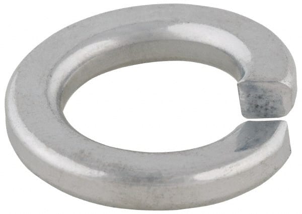 Made in USA - 9/16", 0.187" Thick Split Lock Washer - Alloy Steel, Uncoated, 0.57" Min ID, 0.587" Max ID, 0.981" Max OD - Exact Tooling