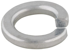Value Collection - 5/8", 0.156" Thick Split Lock Washer - Grade 2 Steel, Zinc-Plated Finish, 0.628" Min ID, 0.641" Max ID, 0.971" Min OD, 1.073" Max OD - Exact Tooling