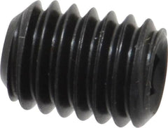 Value Collection - 3/8-16 UNC, 1/2" OAL, Cup Point Set Screw - Grade 8 Alloy Steel, 3/16" Key - Exact Tooling