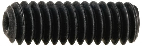 Value Collection - 5/16-18 UNC, 5/16" OAL, Cup Point Set Screw - Grade 8 Alloy Steel, 5/32" Key - Exact Tooling