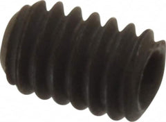 Value Collection - #8-32 UNC, 1/4" OAL, Cup Point Set Screw - Grade 8 Steel, 5/64" Key - Exact Tooling