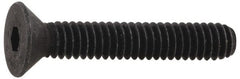 Value Collection - #10-32 UNF Hex Socket Drive, Flat Screw - Alloy Steel, Black Oxide Finish, 3/8" OAL - Exact Tooling