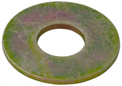 Made in USA - 9/16" Screw, Grade 8 Alloy Steel SAE Flat Washer - 19/32" ID x 1-3/16" OD, 3/32" Thick - Exact Tooling