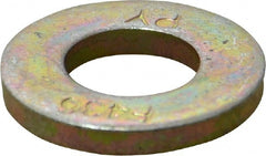 Value Collection - 1/2" Screw, Grade 8 Alloy Steel SAE Flat Washer - 17/32" ID x 1-1/16" OD, 3/32" Thick - Exact Tooling