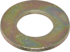 Made in USA - 5/8" Screw, Grade 8 Alloy Steel SAE Flat Washer - 21/32" ID x 1-5/16" OD, 3/32" Thick - Exact Tooling