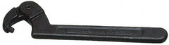 Martin Tools - 4-1/2" to 6-1/4" Capacity, Adjustable Pin Spanner Wrench - 12-1/8" OAL, 1/4" Hook Pin Height - Exact Tooling