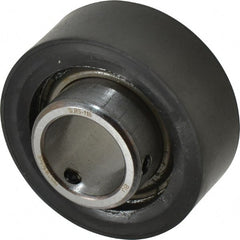 Browning - 1" ID x 2-17/32" OD, 2,801 Lb Dynamic Capacity, Set Screw Locking Insert Bearing - Rubber Grommet Housing, 52100 Steel Insert, 1" Race Width, 1,651 Lb Static Capacity - Exact Tooling