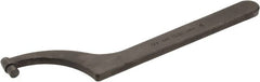Martin Tools - 6" Capacity, Pin Spanner Wrench - 14" OAL, 9/16" Hook Pin Height - Exact Tooling