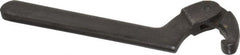 Martin Tools - 1-1/4" to 3" Capacity, Adjustable Hook Spanner Wrench - 8-1/8" OAL, 5/32" Hook Pin Height - Exact Tooling