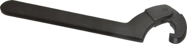 Martin Tools - 2" to 4-3/4" Capacity, Adjustable Hook Spanner Wrench - 11-3/8" OAL, 3/16" Hook Pin Height - Exact Tooling