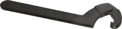 Martin Tools - 2" to 4-3/4" Capacity, Adjustable Hook Spanner Wrench - 11-3/8" OAL, 3/16" Hook Pin Height - Exact Tooling