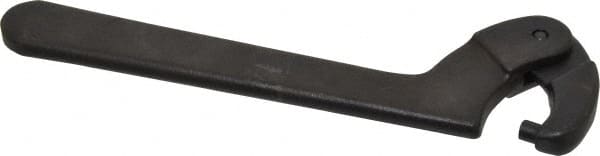 Martin Tools - 1-1/4" to 3" Capacity, Adjustable Pin Spanner Wrench - 8-1/8" OAL, 7/32" Hook Pin Height - Exact Tooling