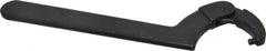 Martin Tools - 2" to 4-3/4" Capacity, Adjustable Pin Spanner Wrench - 11-3/8" OAL, 1/4" Hook Pin Height - Exact Tooling