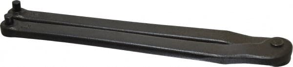 Martin Tools - 2" Capacity, Adjustable Face Spanner Wrench - 6-3/8" OAL, 1/8" Hook Pin Height - Exact Tooling