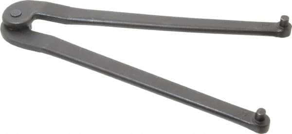 Martin Tools - 3" Capacity, Adjustable Face Spanner Wrench - 8-1/4" OAL, 3/16" Hook Pin Height - Exact Tooling