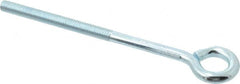 Gibraltar - 5/16-18, Zinc-Plated Finish, Steel Wire Turned Open Eye Bolt - 3" Thread Length, 5/8" ID x 1-1/4" OD, 5" Shank Length - Exact Tooling