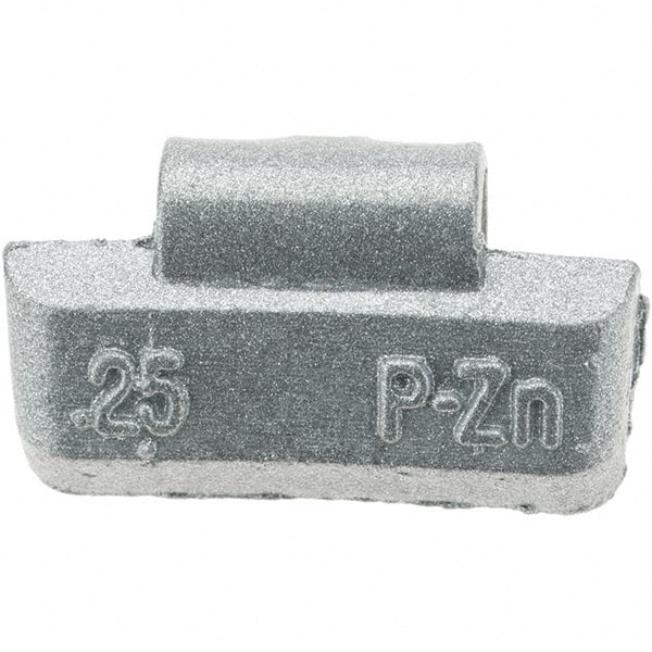 Perfect Equipment - 0.25 oz P Wheel Weight - Zinc, For Use with Automotive & Light Trucks - Exact Tooling