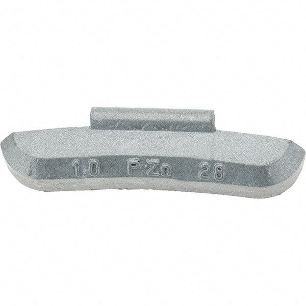 Perfect Equipment - 1 oz P Wheel Weight - Zinc, For Use with Automotive & Light Trucks - Exact Tooling