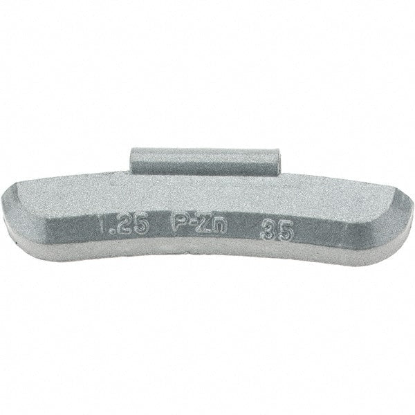 Perfect Equipment - 1.25 oz P Wheel Weight - Zinc, For Use with Automotive & Light Trucks - Exact Tooling