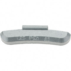 Perfect Equipment - 1.25 oz P Wheel Weight - Zinc, For Use with Automotive & Light Trucks - Exact Tooling